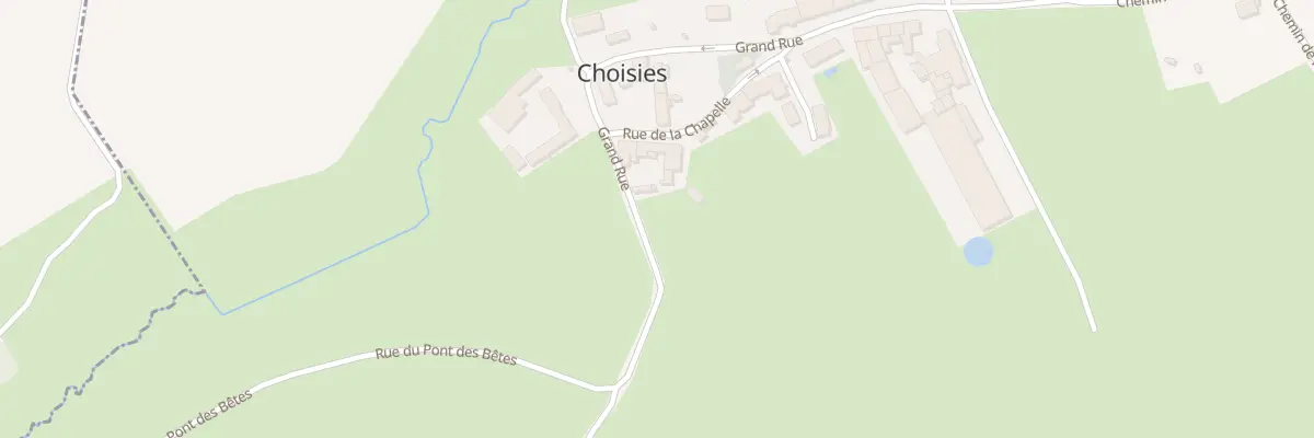 Plan du 5 Rue de la Chapelle à Choisies