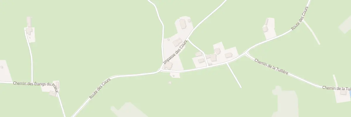 Plan du 1 Rte des Cours à La Bénisson-Dieu