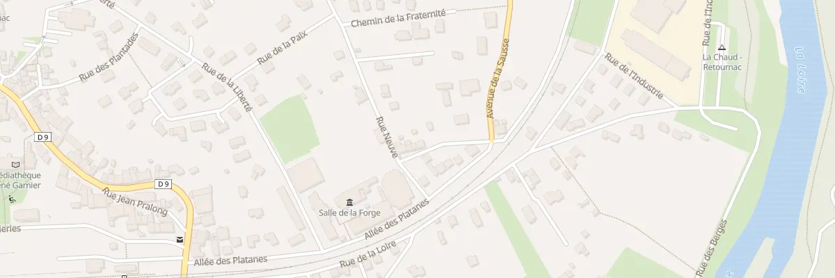 Plan du 37 Rue Neuve à Retournac