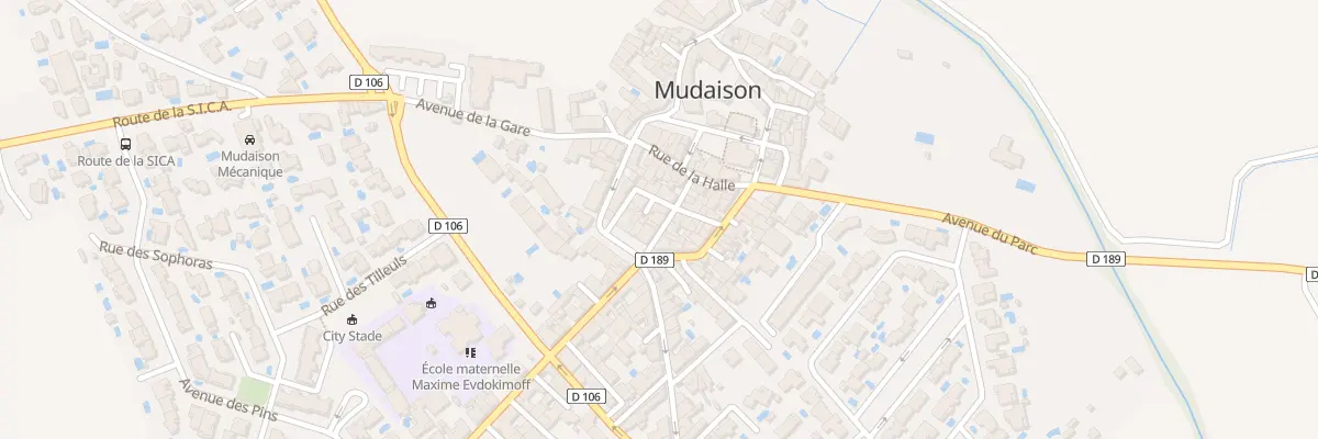 Plan du 8 Rue Jean Moulin à Mudaison