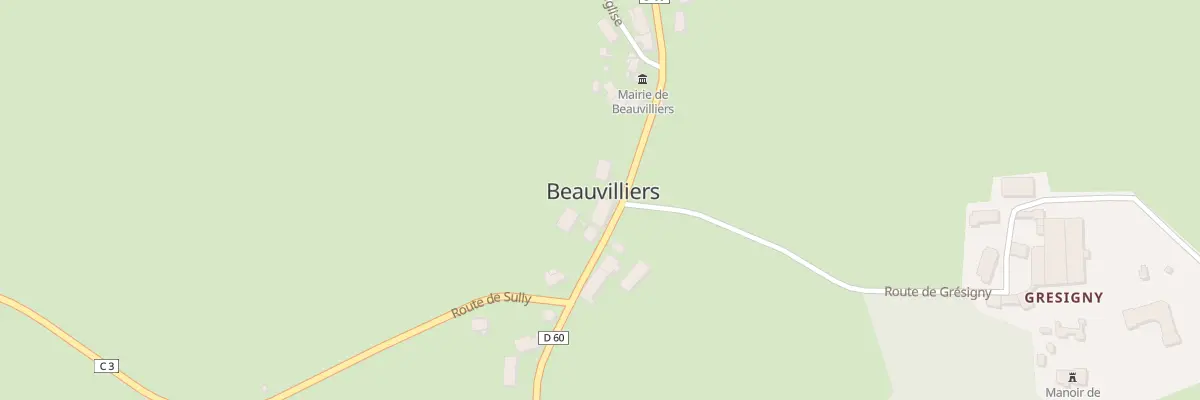 Plan du 24 Rue de la Mairie à Beauvilliers
