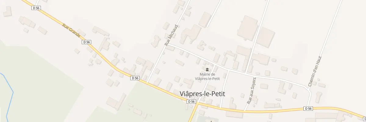 Plan du 56 Le Village à Viâpres-le-Petit