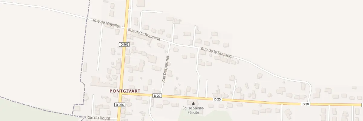 Plan du 10 Rue de la Brasserie à Auménancourt