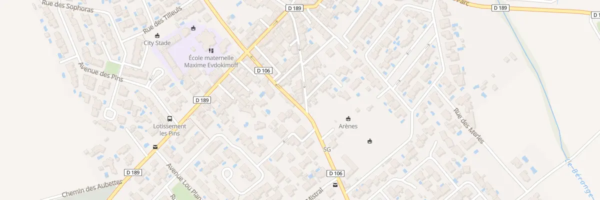 Plan du 18 Av du Stade à Mudaison