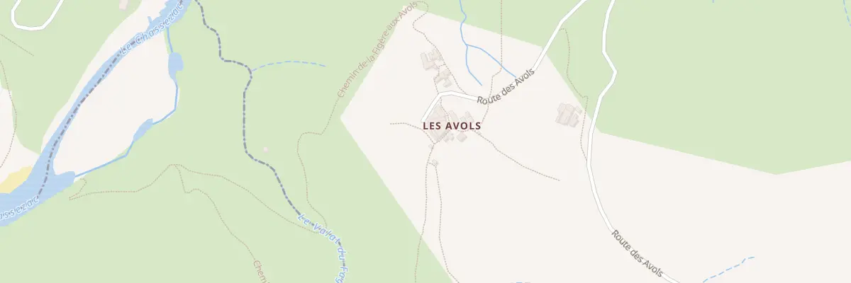 Plan du 3 Tra des Avols à Gravières