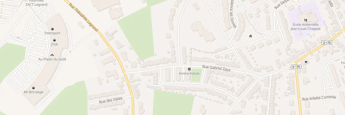 Plan du 3 Rue des Troènes à Fourmies