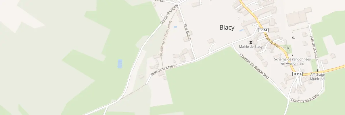 Plan du 14 Rue de la Mairie à Blacy