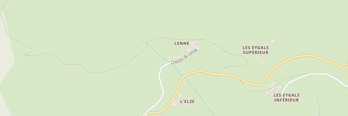 Plan du 195 Che de Lenne à Malarce-sur-la-Thines