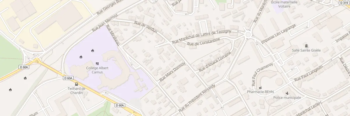 Plan du 3 Rue de Verdun à La Chapelle-Saint-Luc