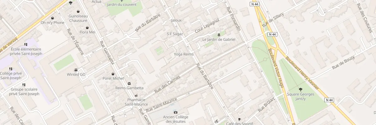 Plan du 106 Rue du Barbâtre à Reims