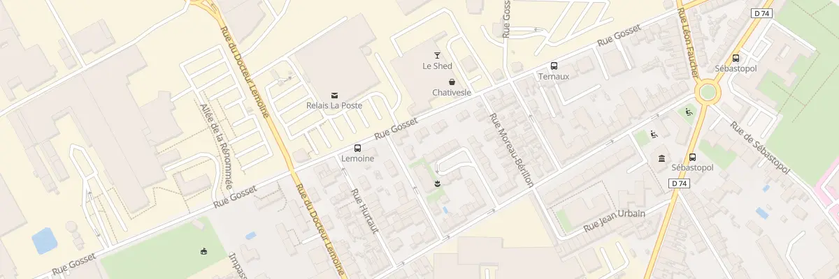Plan du 64 Rue Gosset à Reims