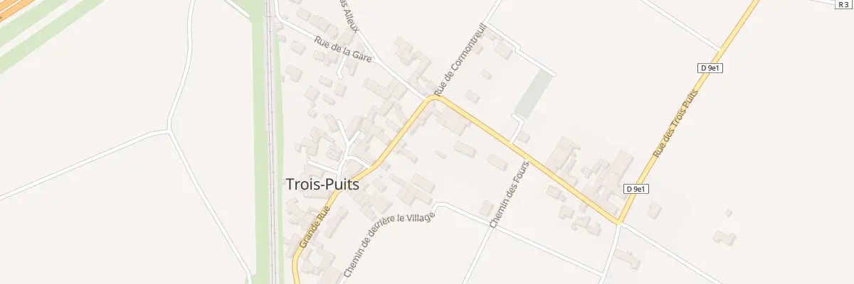 Plan du 5 Grande Rue à Trois-Puits