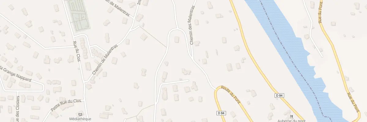 Plan du 762 Rte du Pont à Villerest