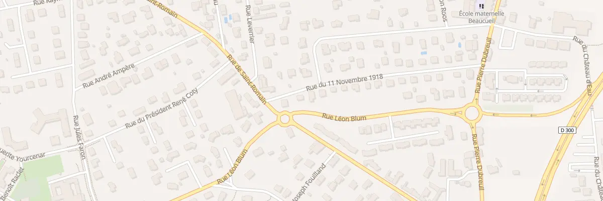 Plan du 309 Rue du Onze Novembre à Riorges