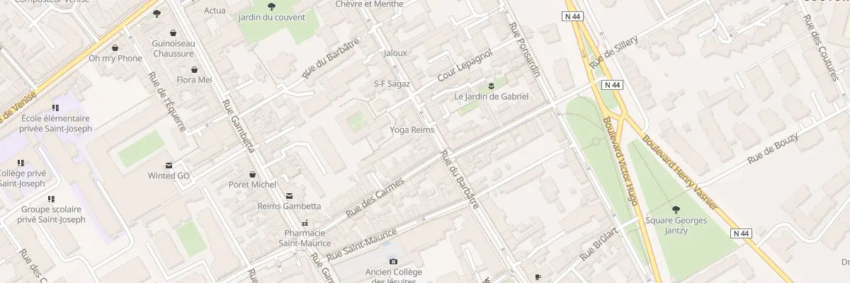 Plan du 104 Rue du Barbâtre à Reims