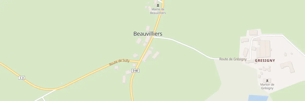 Plan du 21 Rue de la Mairie à Beauvilliers