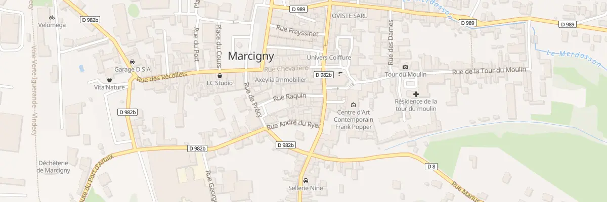 Plan du 9 Rue Raquin à Marcigny