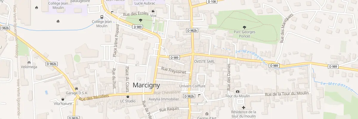 Plan du 7 Rue du 8 Mai 1945 à Marcigny