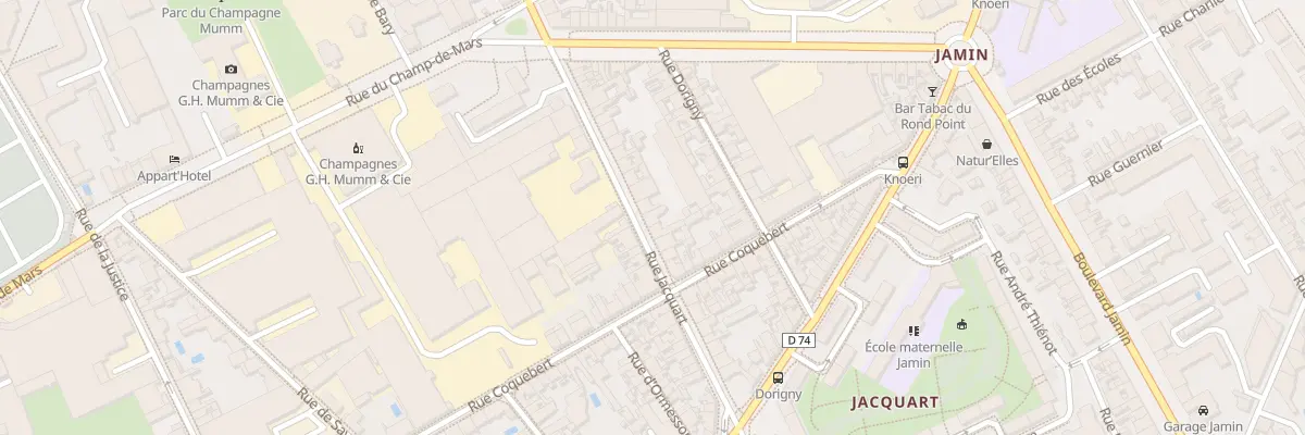 Plan du 62 Rue Jacquart à Reims