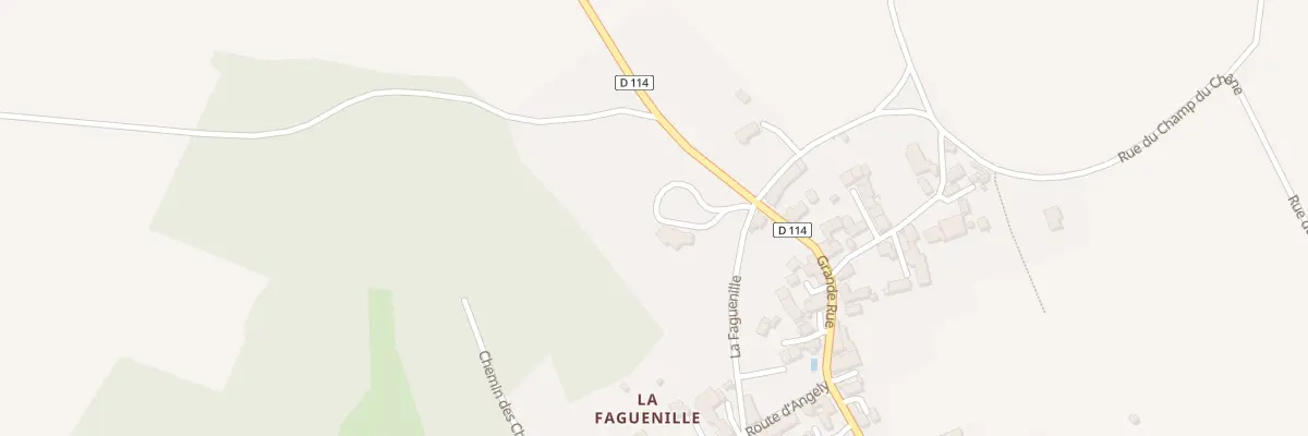 Plan du 2 Rue de la Faguenille à Blacy