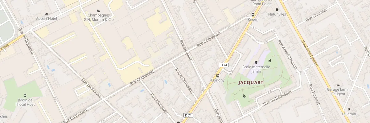 Plan du 47 Rue Jacquart à Reims