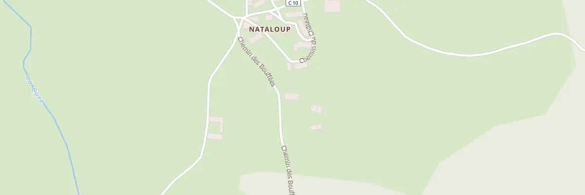 Plan du 1 Che des Bouffées à Montsauche-les-Settons