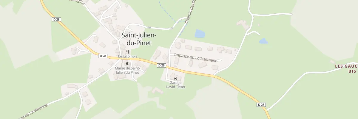 Plan du 5002 Lot Le Pre du Bourg à Saint-Julien-du-Pinet