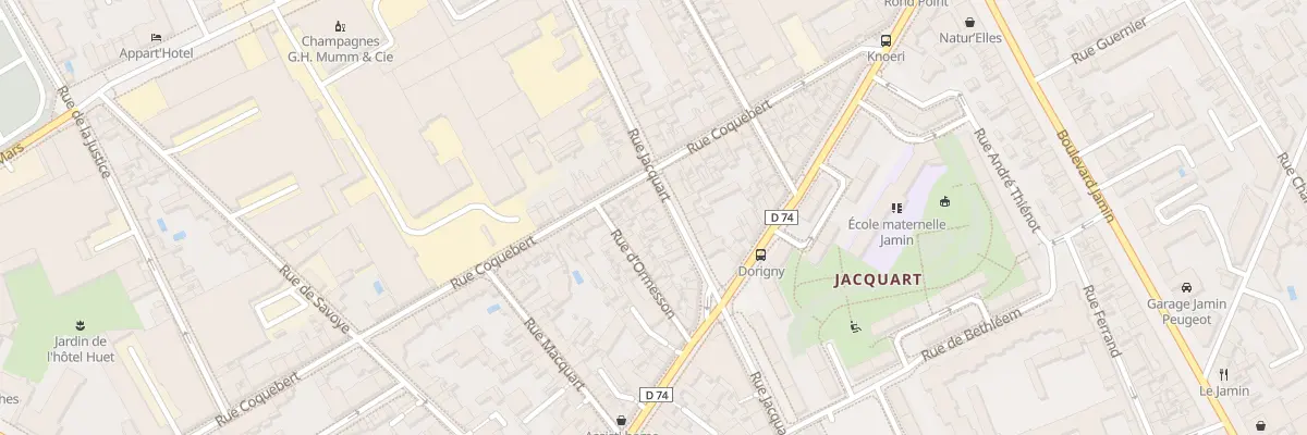 Plan du 45 Rue Jacquart à Reims