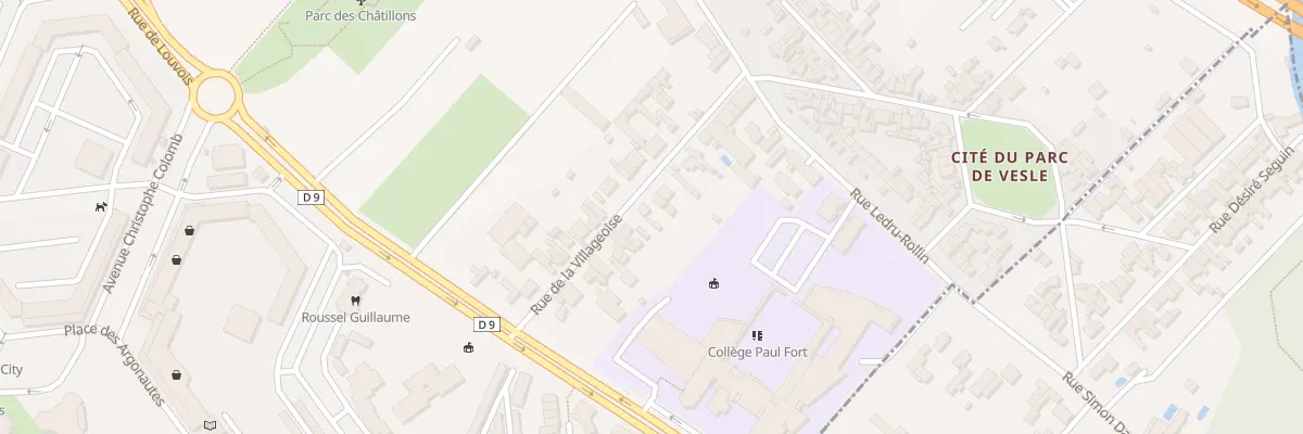 Plan du 15 Rue de la Villageoise à Reims