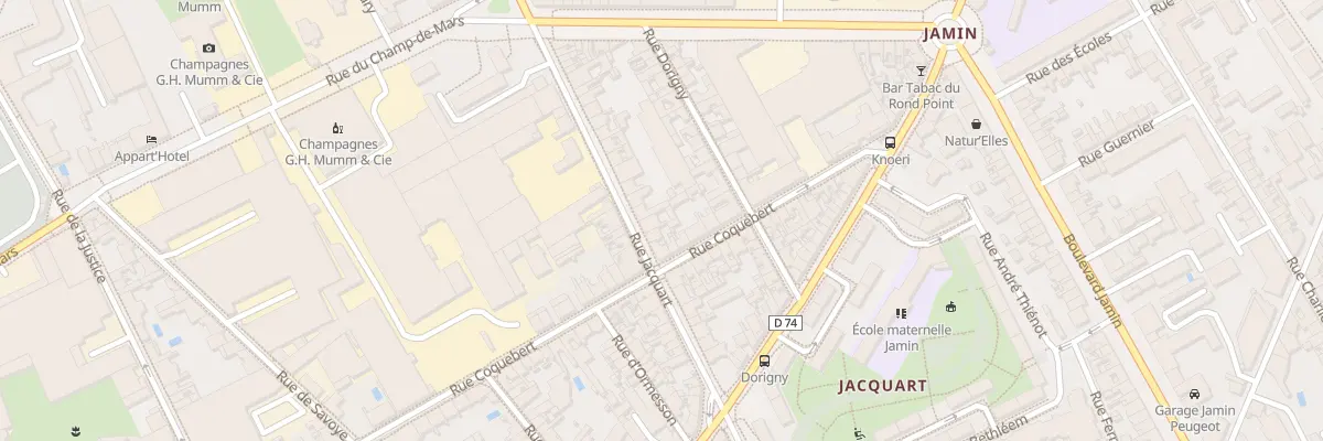 Plan du 56 Rue Jacquart à Reims