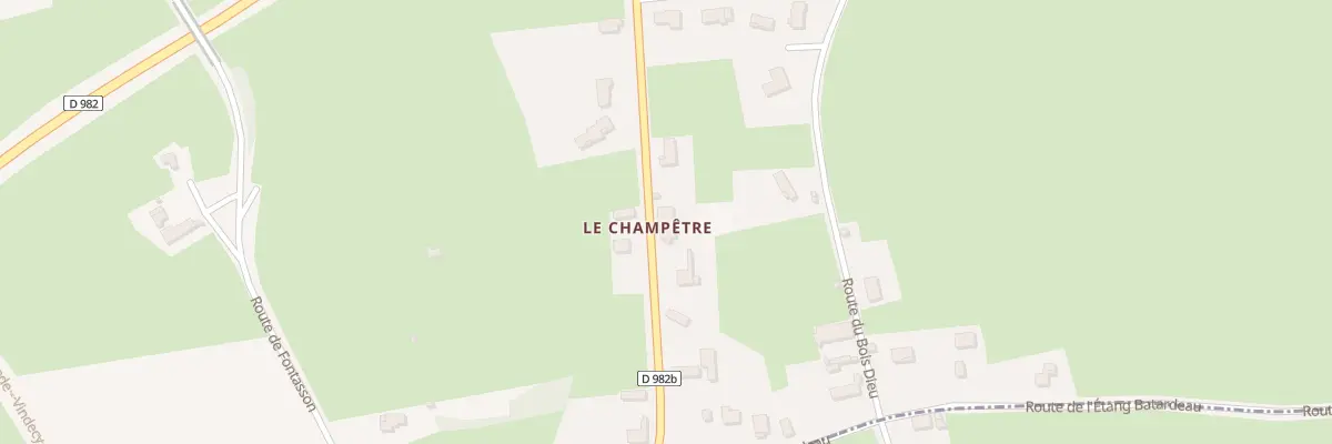 Plan du 449 Rte du Champêtre à Baugy