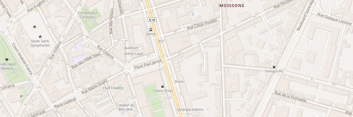 Plan du 4 Rue Houzeau Muiron à Reims
