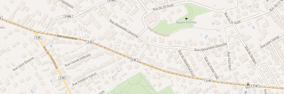 Plan du 2 Rue Guynemer aux Noës-près-Troyes