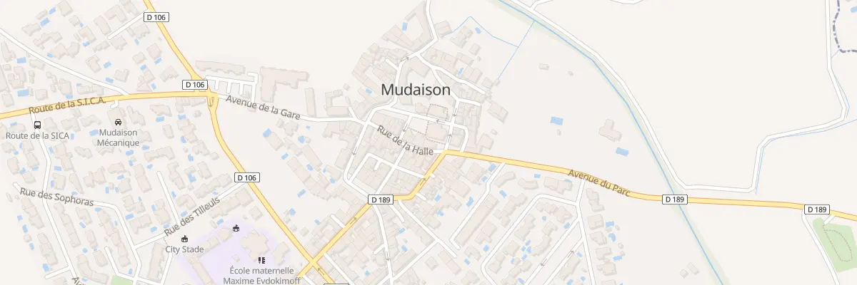 Plan du 13 Rue de la Halle à Mudaison