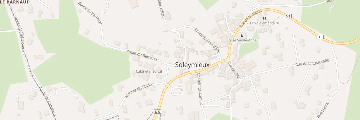 Plan du 17 Rue Saint-Joseph à Soleymieux