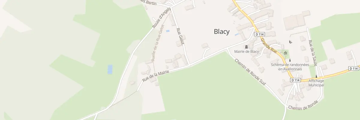 Plan du 12 Rue de la Mairie à Blacy