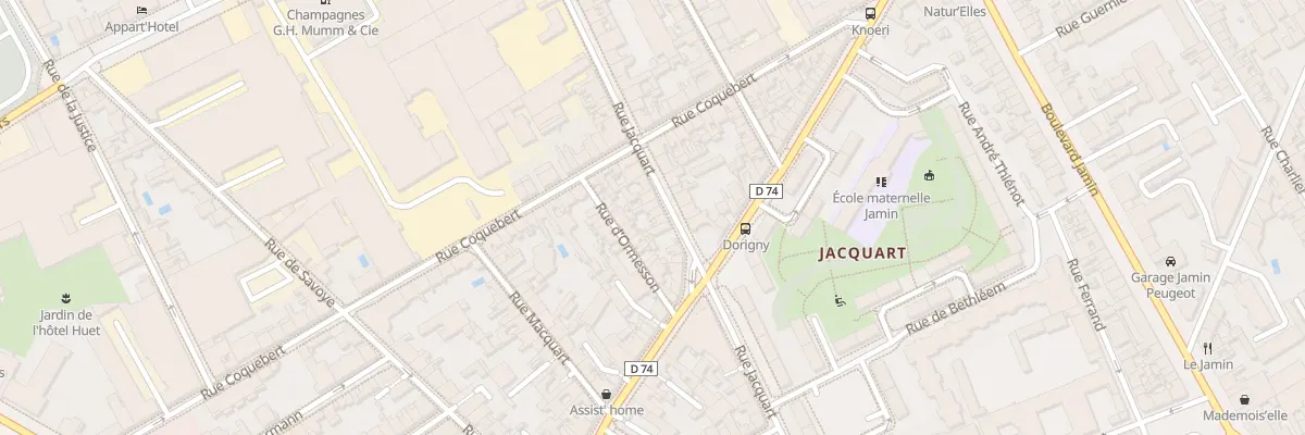 Plan du 41B Rue Jacquart à Reims