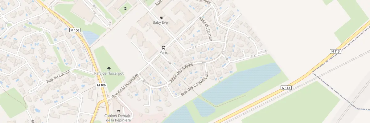 Plan du 175 All des Frênes à Saint-Brès