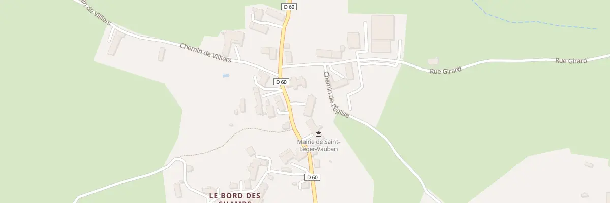 Plan du 16 Rue de l’Eglise à Saint-Léger-Vauban