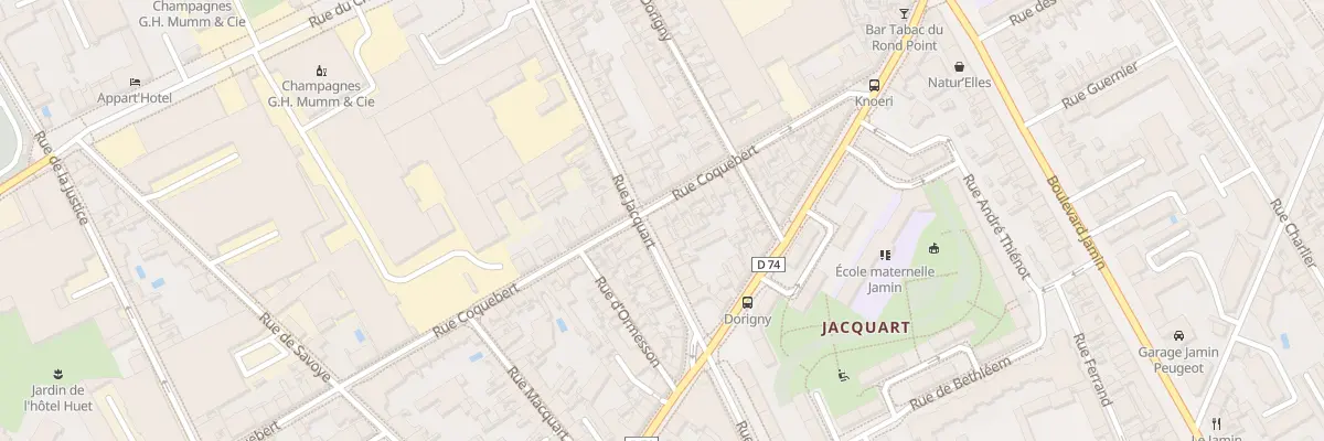 Plan du 48 Rue Jacquart à Reims