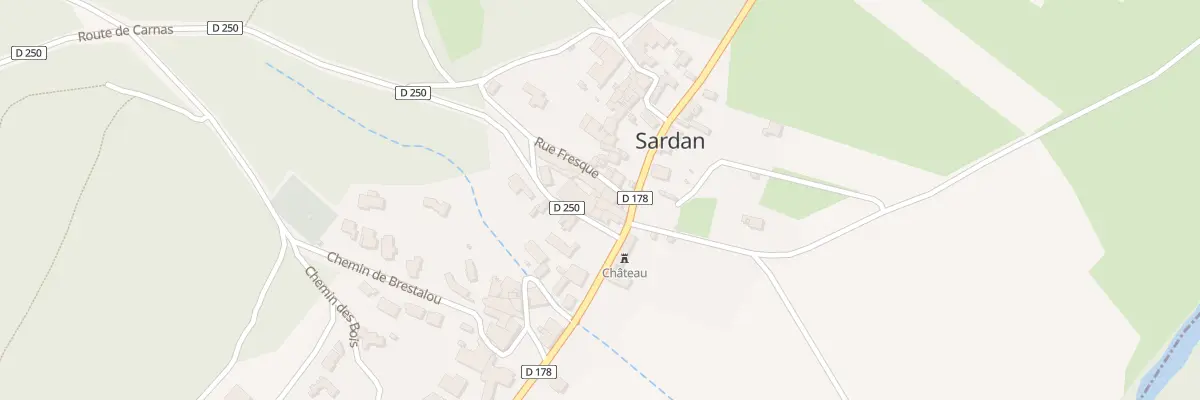 Plan du 5012 Rte de Sommieres à Sardan