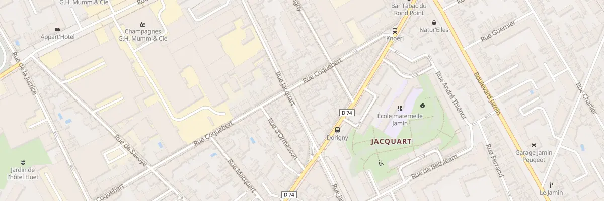 Plan du 46 Rue Jacquart à Reims