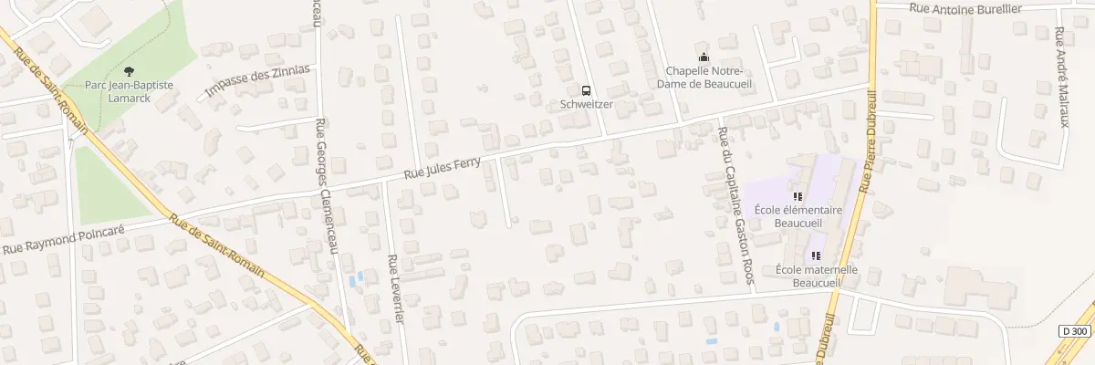 Plan du 307 Rue Jules Ferry à Riorges