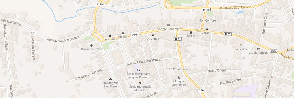 Plan du 6 Rue Alphonse Moreau à Fourmies