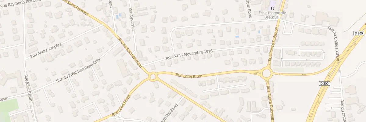 Plan du 249 Rue du Onze Novembre à Riorges