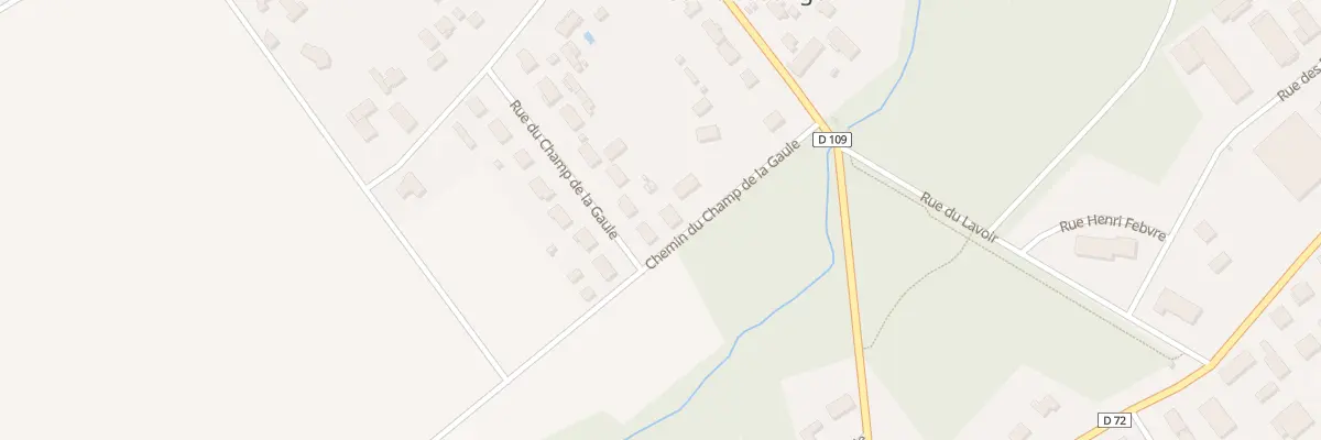 Plan du 5B Che du Champ de la Gaule à Saint-Pouange