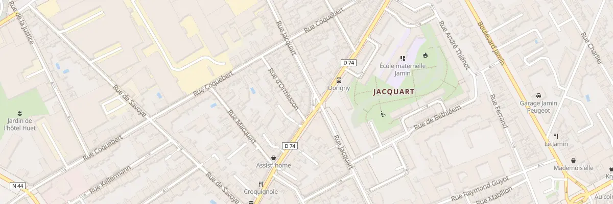 Plan du 33 Rue Jacquart à Reims