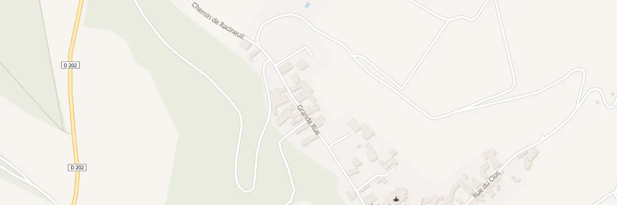 Plan du 75 Gr Grande Rue à Molosmes