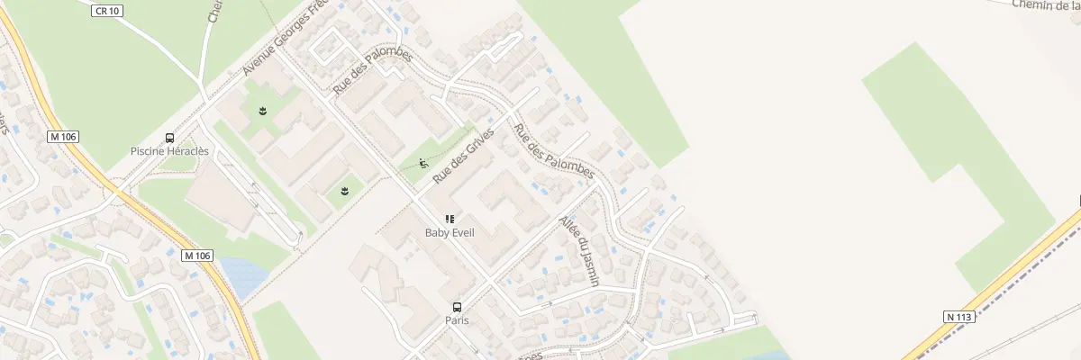 Plan du 276 Rue des Palombes à Saint-Brès