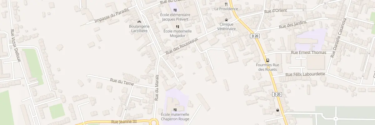 Plan du 4B Rue des Rousseaux à Fourmies
